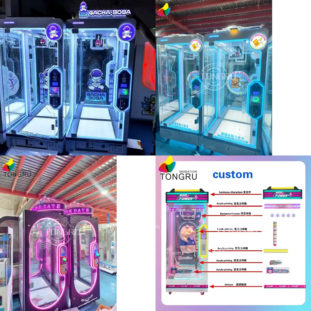 Arcade Toy Vending Machine - Büyük Oyuncak Vinç Halat Kesme Makas