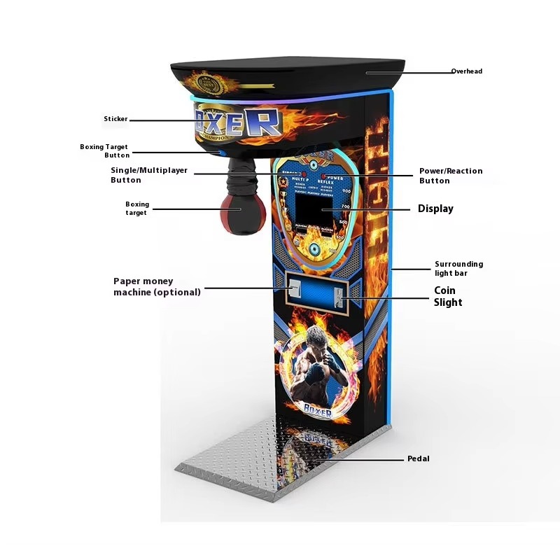 Siyah Kral Boks Arcade Makines - Arcade Games & Vending Llc Photos incelemesi ve fiyatı